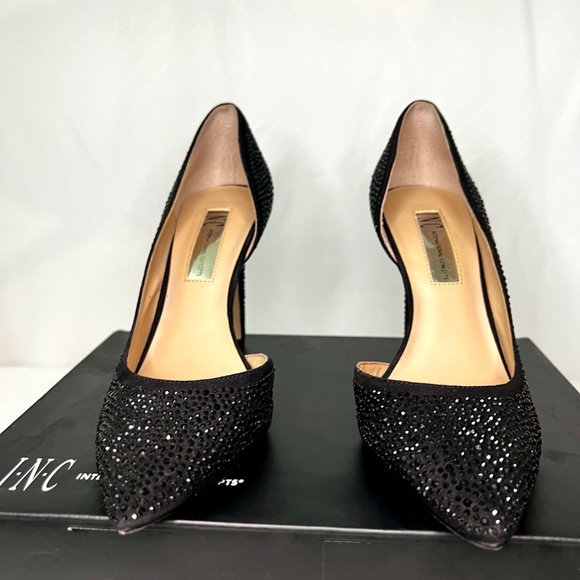 I.N.C. International Concepts, Kenjay4 Blk, Cushioned Rhinestone, Black, 5 - Picture 2 of 7